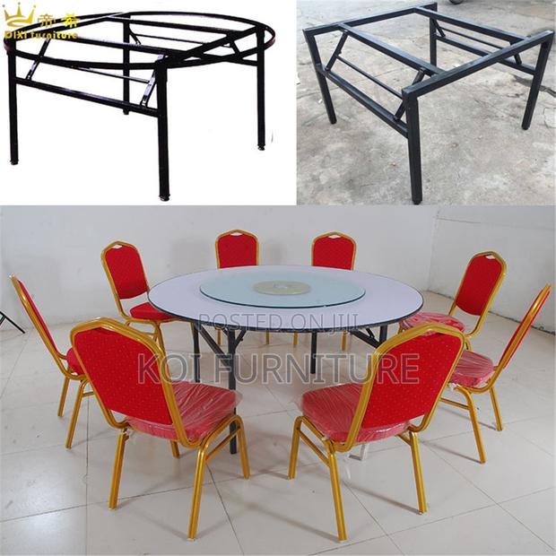 Office Table : 1.5m Waterproof Foldable Round Conference Table - thumbnail 2