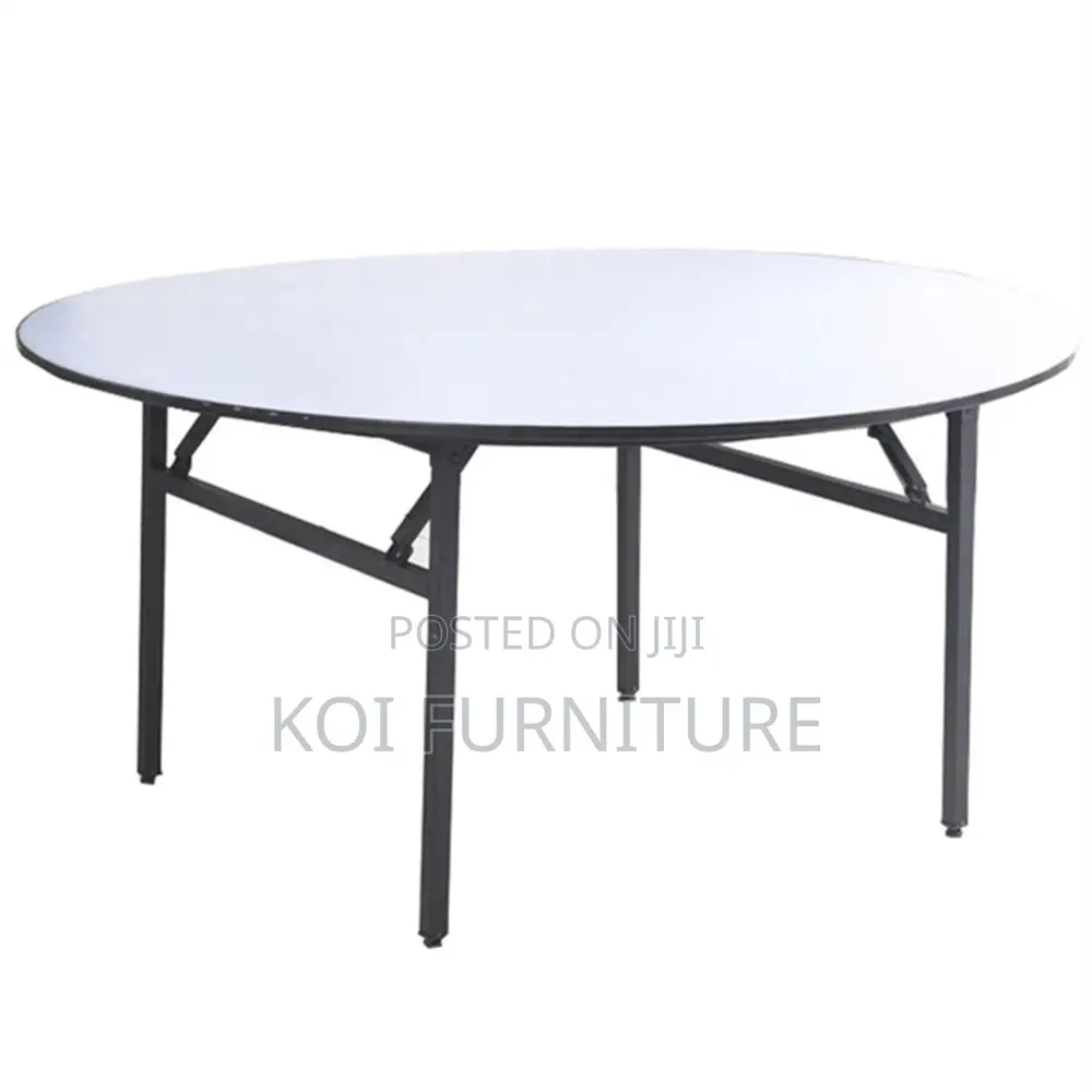 Office Table : 1.5m Waterproof Foldable Round Conference Table