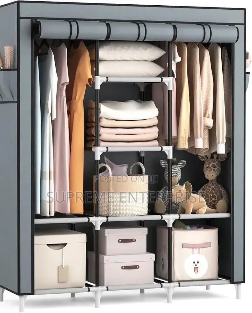 3 Column Plastic Wardrobe