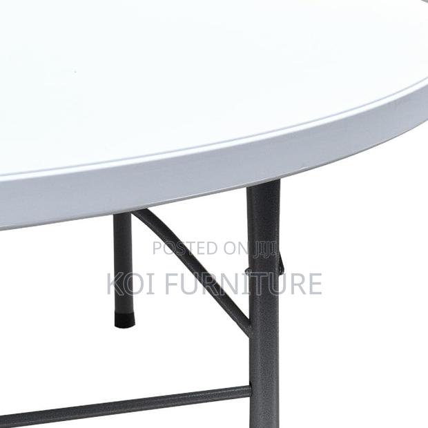 Office Table : 1.5m Foldable Round Office Table - thumbnail 4