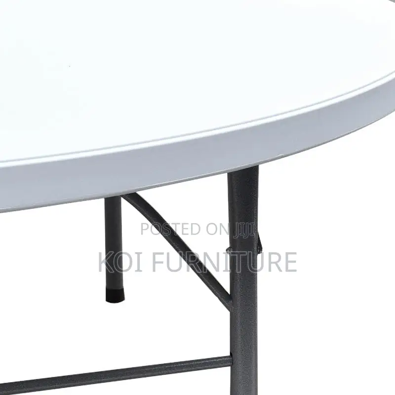 Office Table : 1.5m Foldable Round Office Table