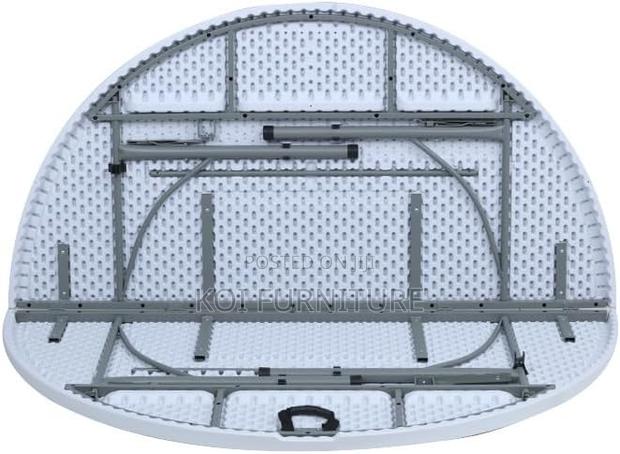 Office Table : 1.5m Foldable Round Office Table - thumbnail 6