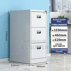 Office Cabinets; 3-Drawers Steel Office Storage/ Document Cabinet