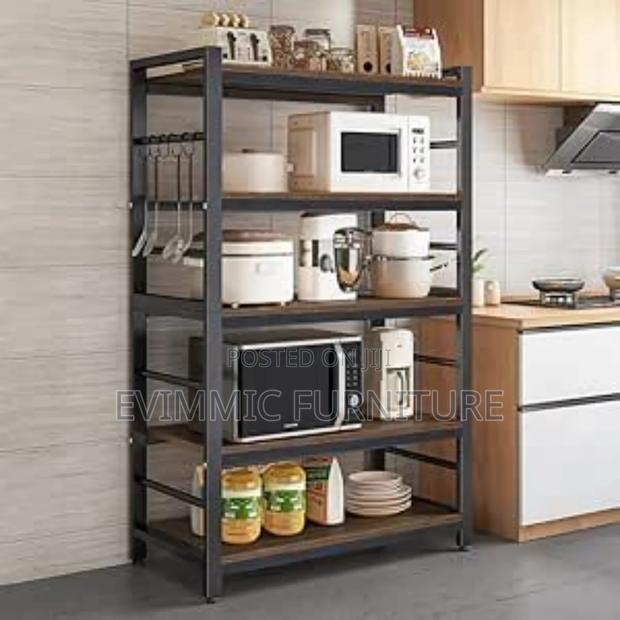 5 Tier Kitchen Bakers Rack - thumbnail 3