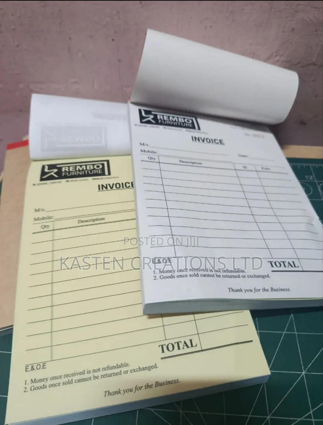 Receipt Books, Cashsale | Invoice | Delivery