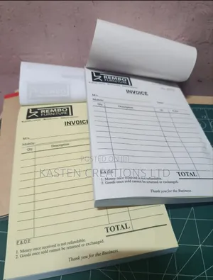 Receipt Books, Cashsale | Invoice | Delivery