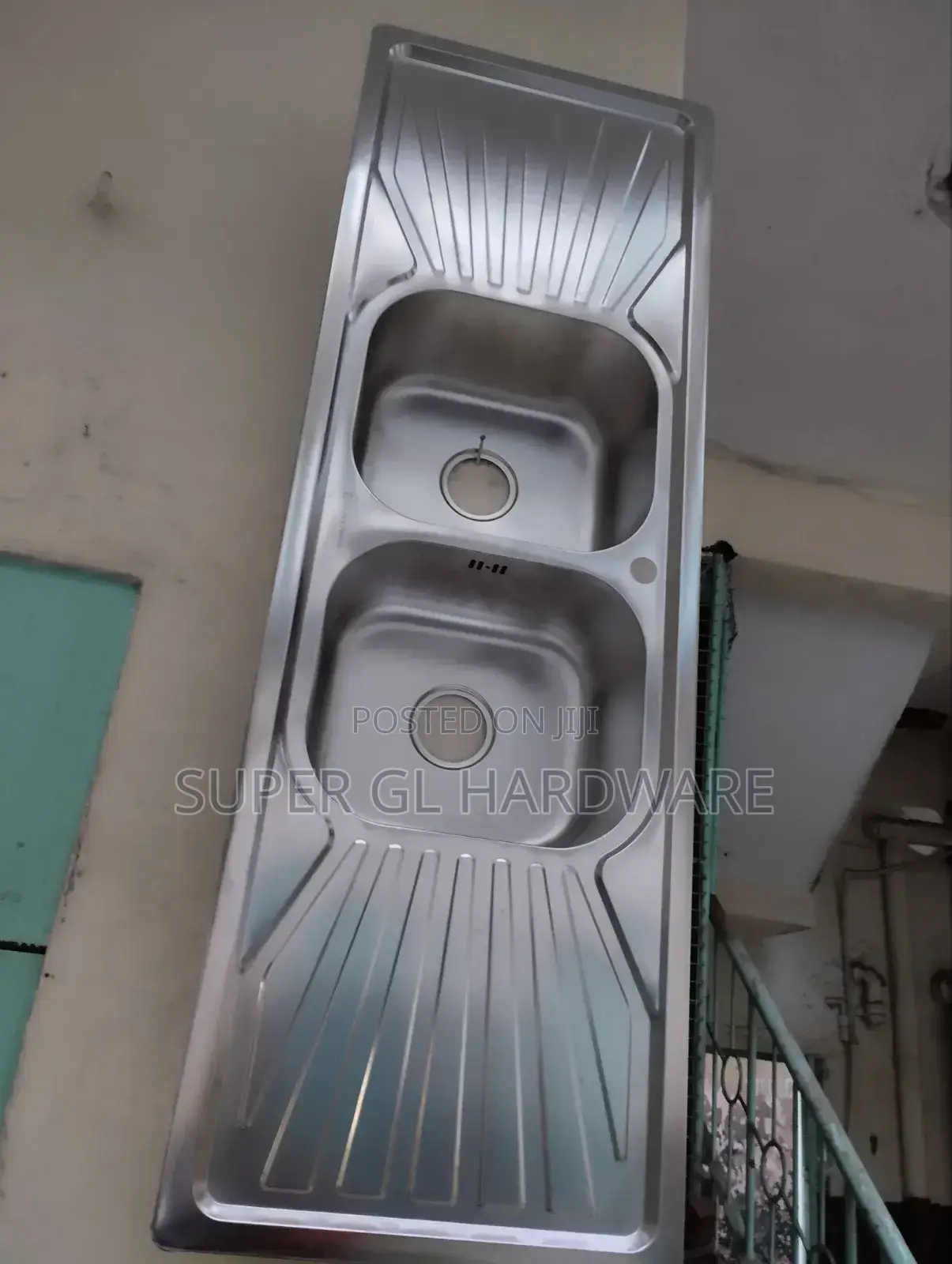 Double Bowl Stainless Steel Kitchen Sink With Drainers