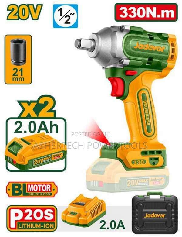 Jadever Jdcd1b33 Cordless Impact Wrench