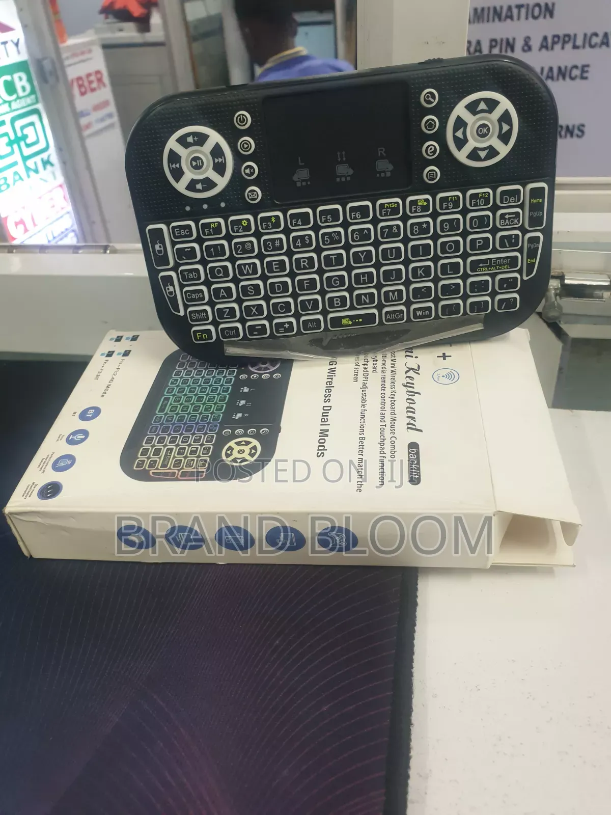 Mini Wireless Keyboard and Mouse Combo