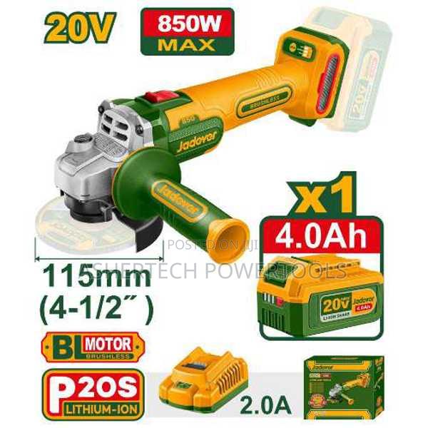 Jadever Jdlap5421 Cordless Angle Grinder 850w 20v