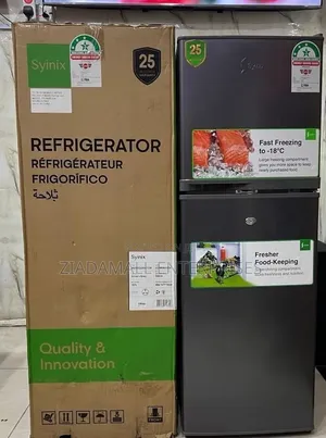Syinix Refrigerator Double Door 137 Litres Capacity 3 Star