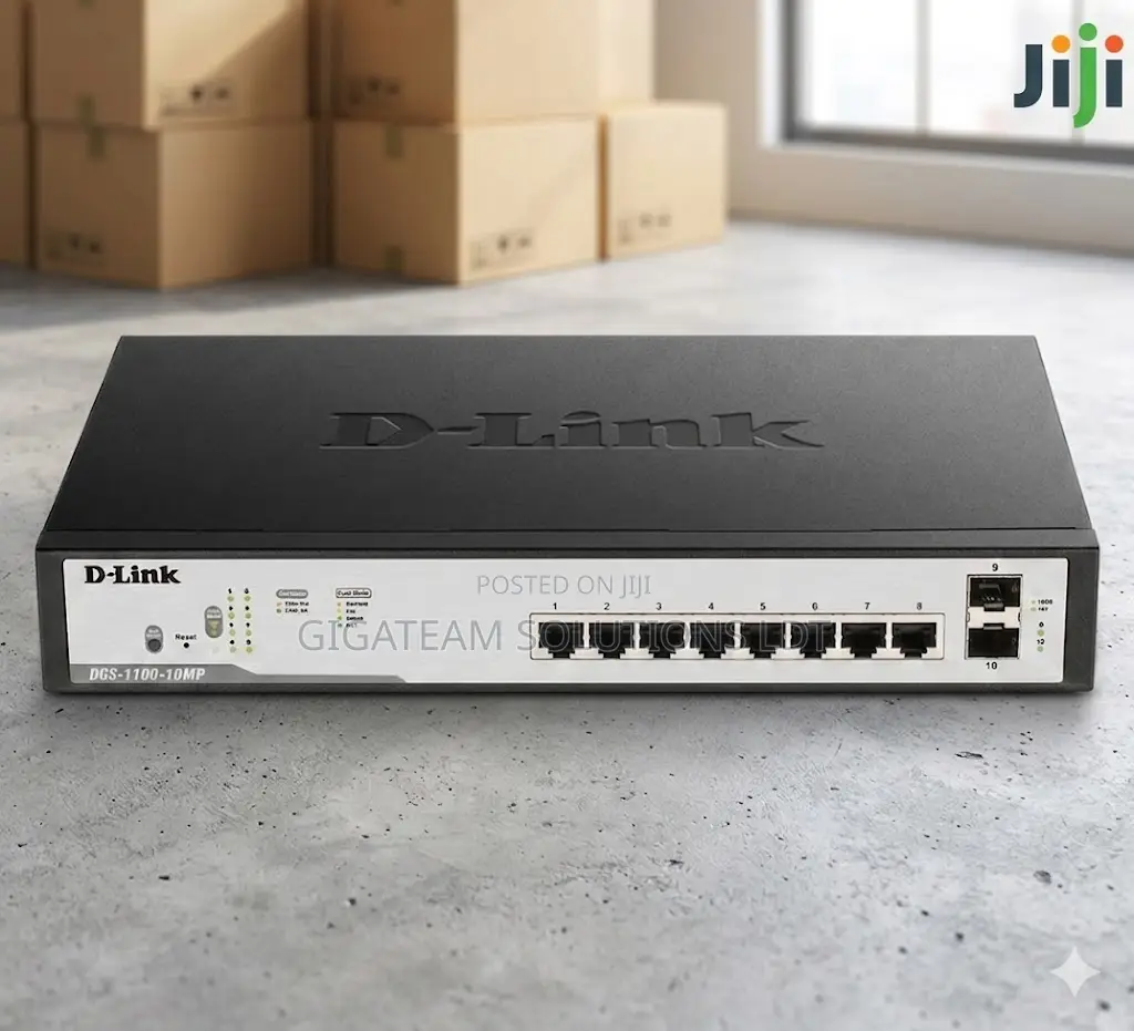 D-Link 8 Port Poe Switch DGS-F1010-10ps