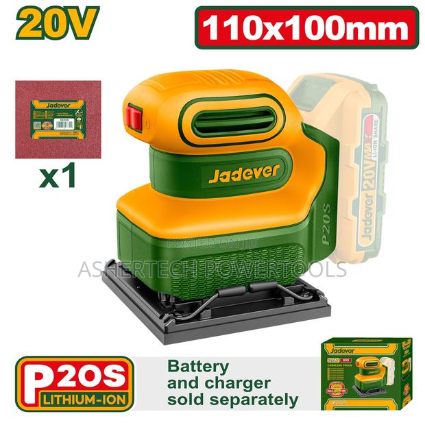 Jadever Jdrap5010 Cordless Sheet Sander 20v