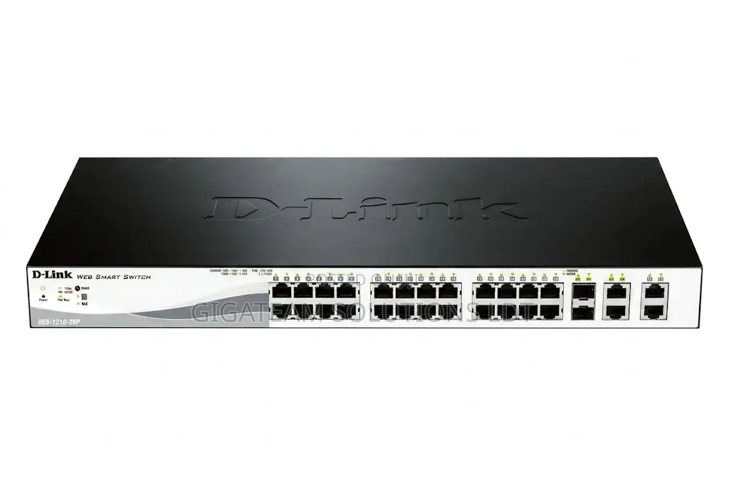 Dlink Des-1210-28 Fast Ethernet Smart Managed Switches Non-Poe
