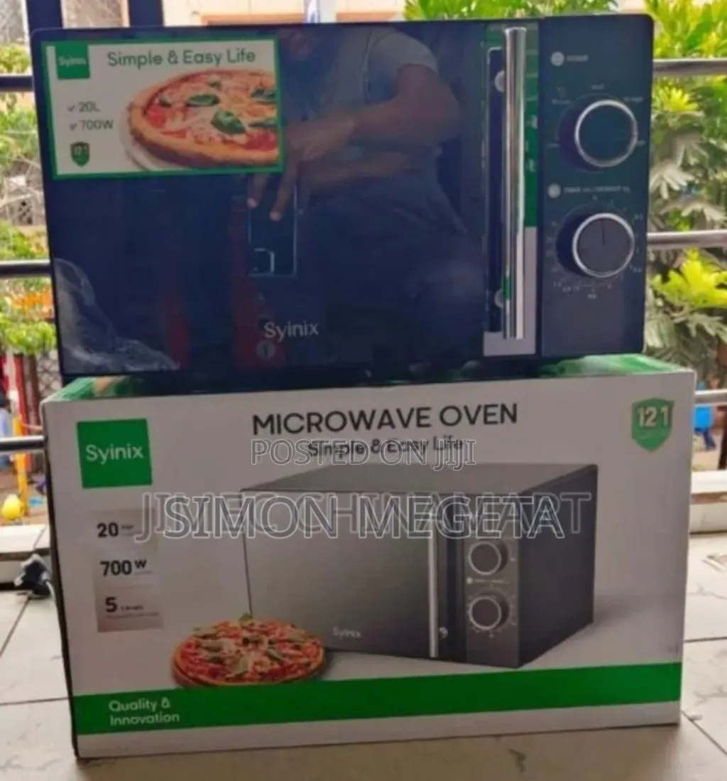 With 2knob Setting Syinix 20l Manual Microwave