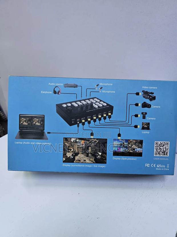 Full Hd 4 Hdmi Channels Video Switcher for Live Streaming - thumbnail 2