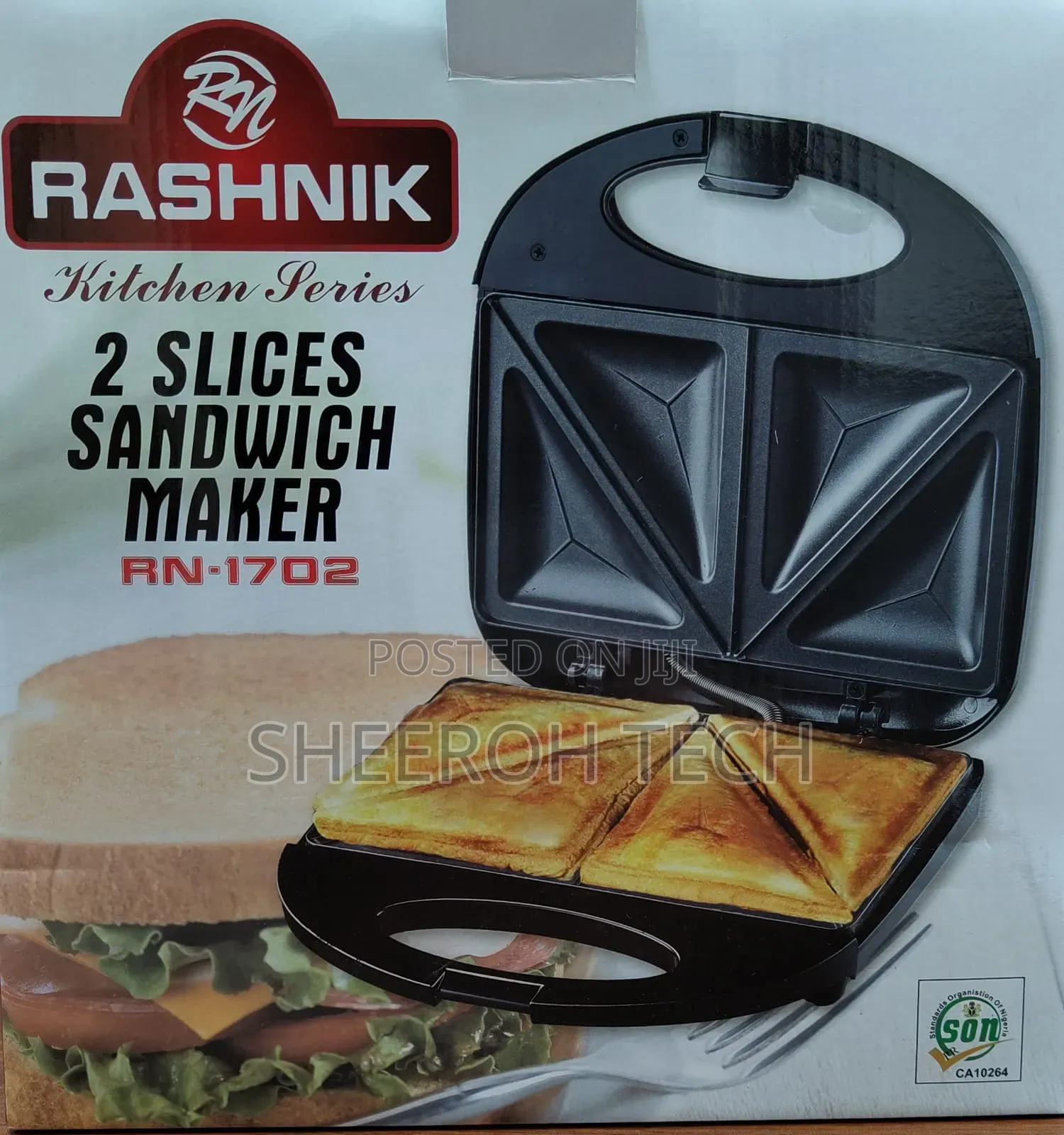 2 Slices Sandwich Maker