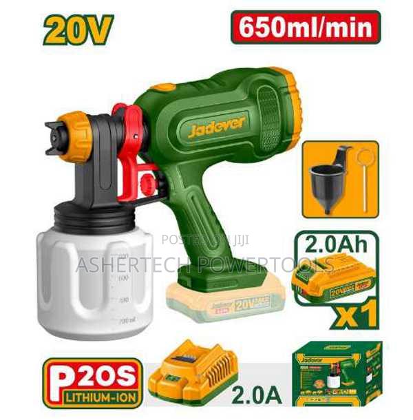 Jadever Jdsu30664 Cordless Spray Gun 20v