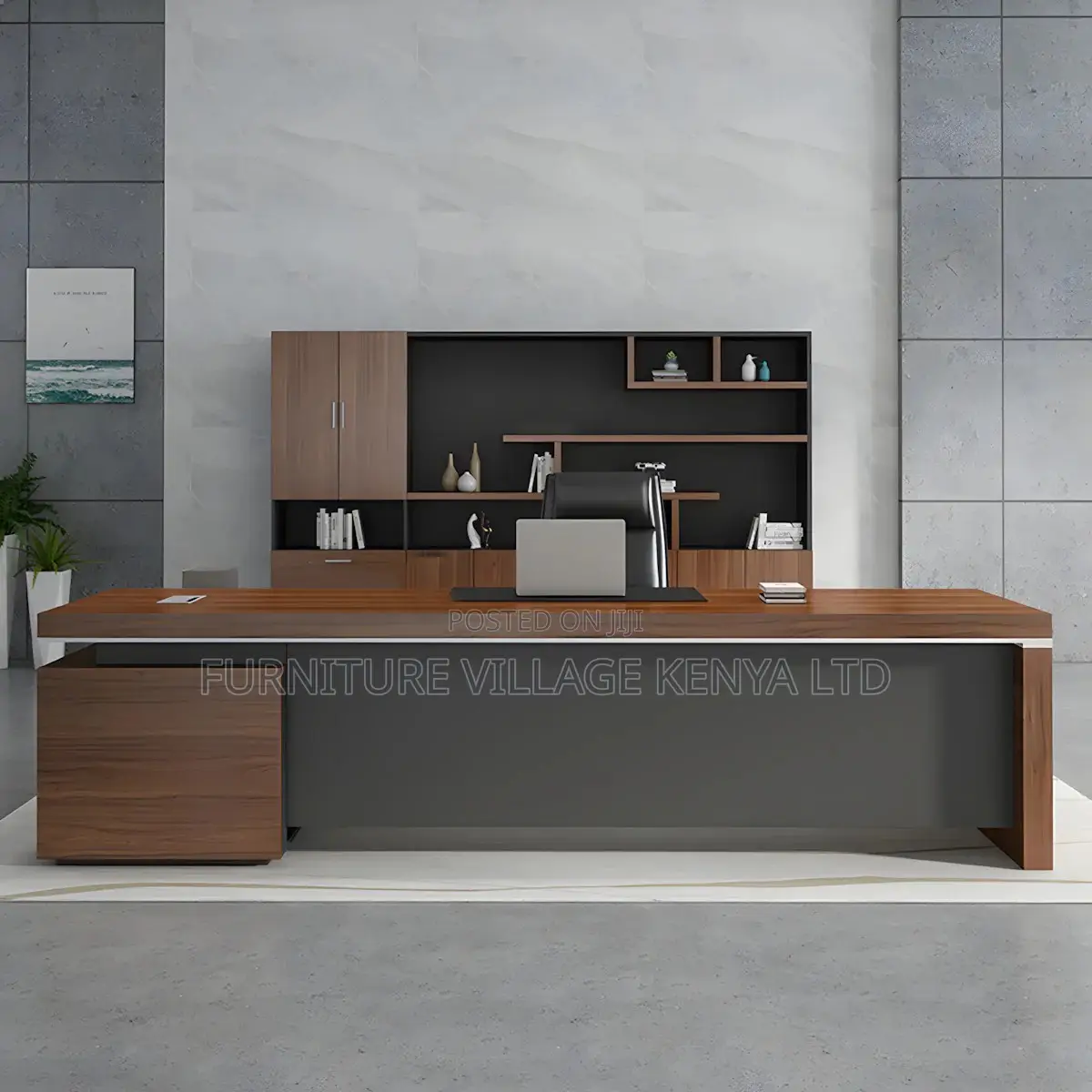 1.8m L-Shaped Managerial Office Task Table