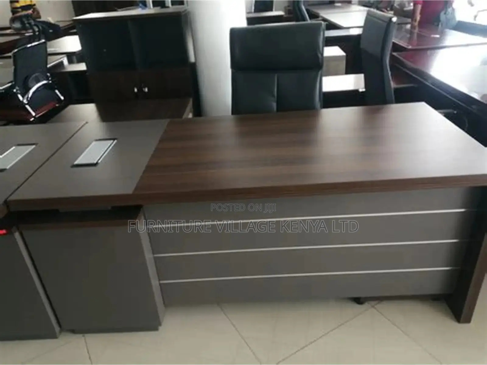 1.8m L-Shaped Managerial Office Task Table