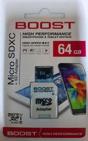 High Performance Boost 64 Gb Micro Sd Card.Adapter High Speed Class 10