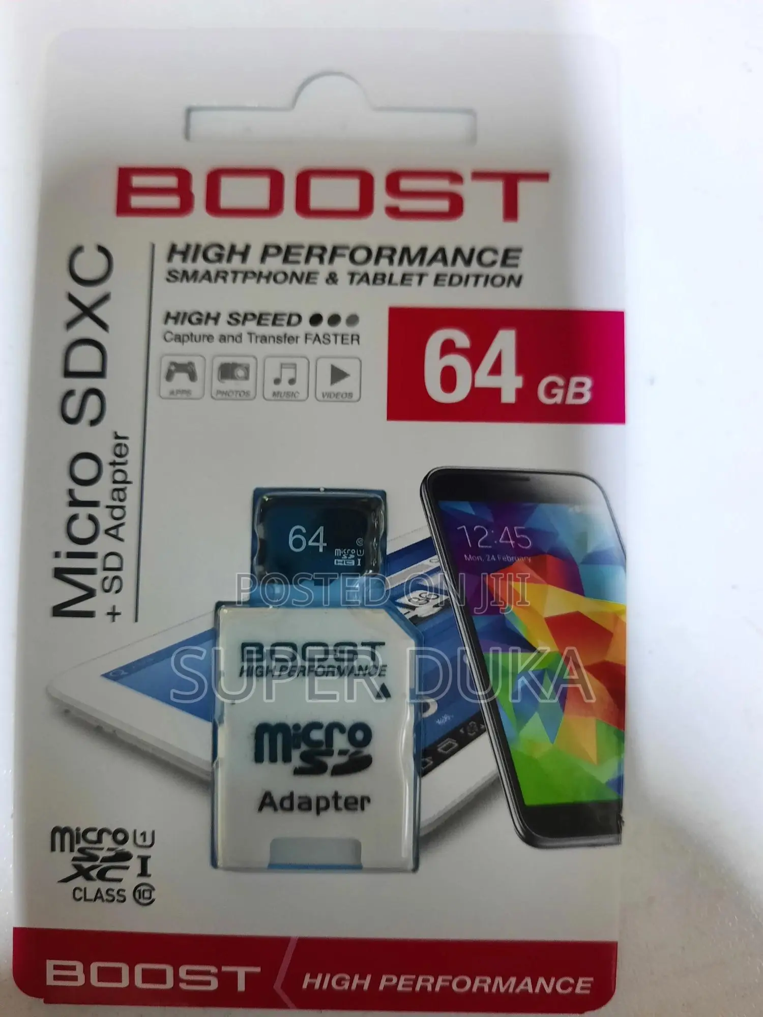 High Performance Boost 64 Gb Micro Sd Card.Adapter High Speed Class 10