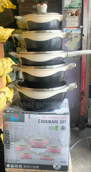 Bw Heavy Duty 10pcs Non Stick Cookware