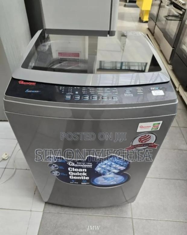 Grey Ramtons 14kg Topload Fully Automatic Washing Machine - main view