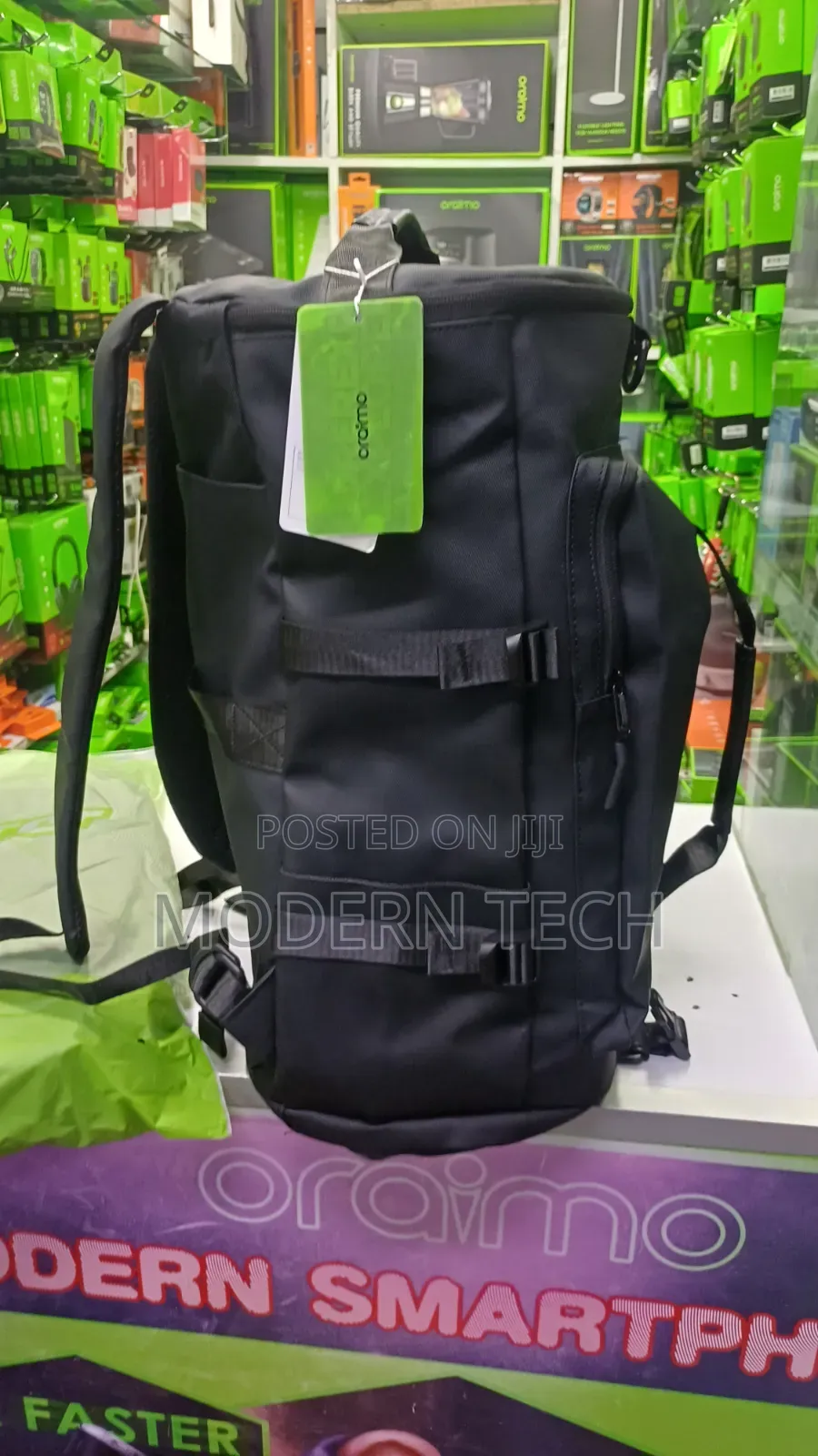 Oraimo Multigo Expandable Travel Backpack With Built-in Charging Ports