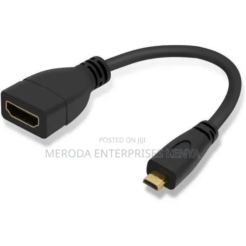 Micro Hdmi Male to Hdmi Female Adapter