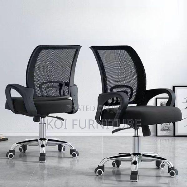 Office Chair : Mid Back Secretarial Office Seat - thumbnail 2