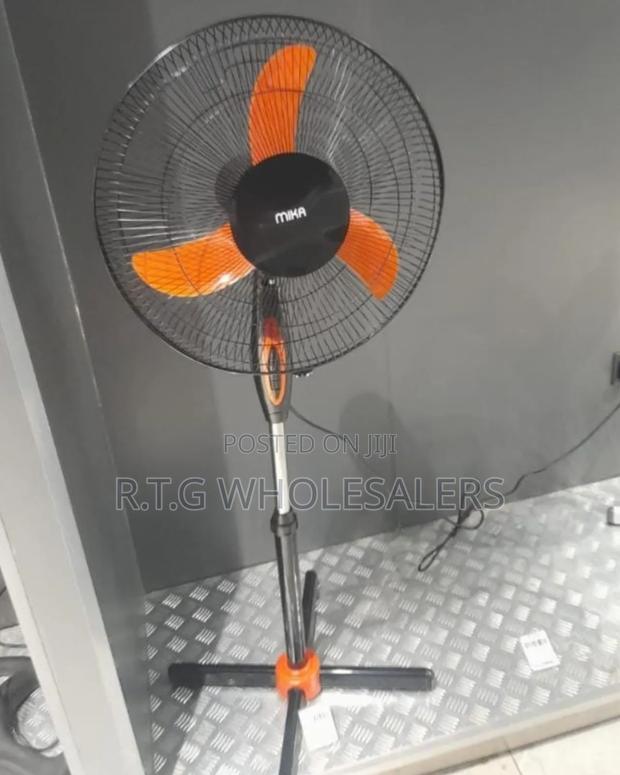 Mika 16” Standing Fan Orange Black