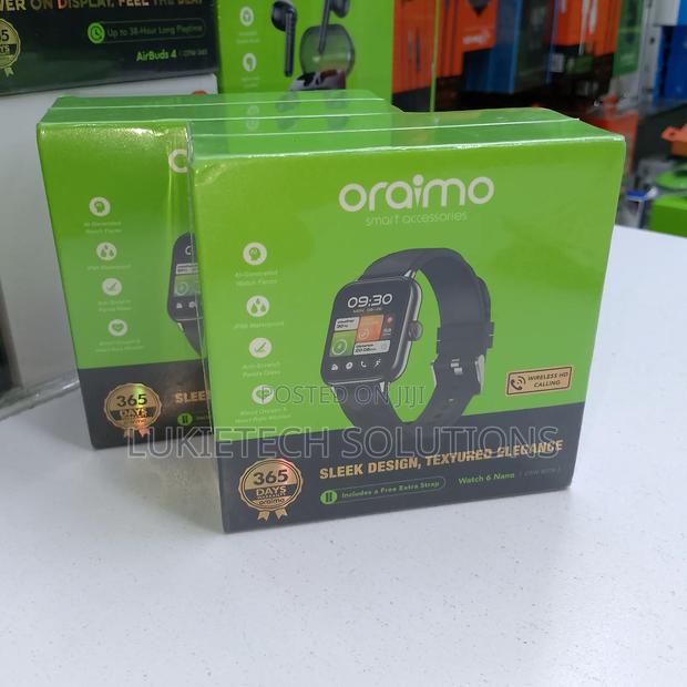Oraimo Smart Watch Nano 6, Battery Capacity 210ah - main view