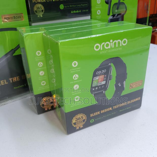 Oraimo Smart Watch Nano 6, Battery Capacity 210ah - thumbnail 3