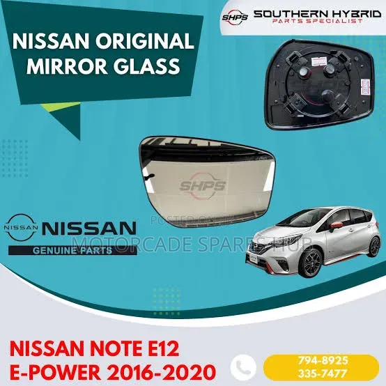 Nissan Note 2018! E-Power Side Mirror Glass