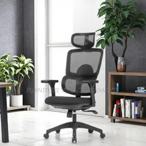 High-back Modern Study Chair With Adjustable Arms