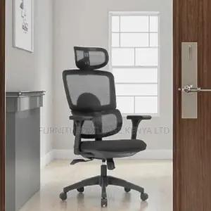 High-back Modern Study Chair With Adjustable Arms