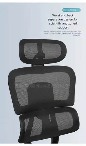 High-back Modern Study Chair With Adjustable Arms