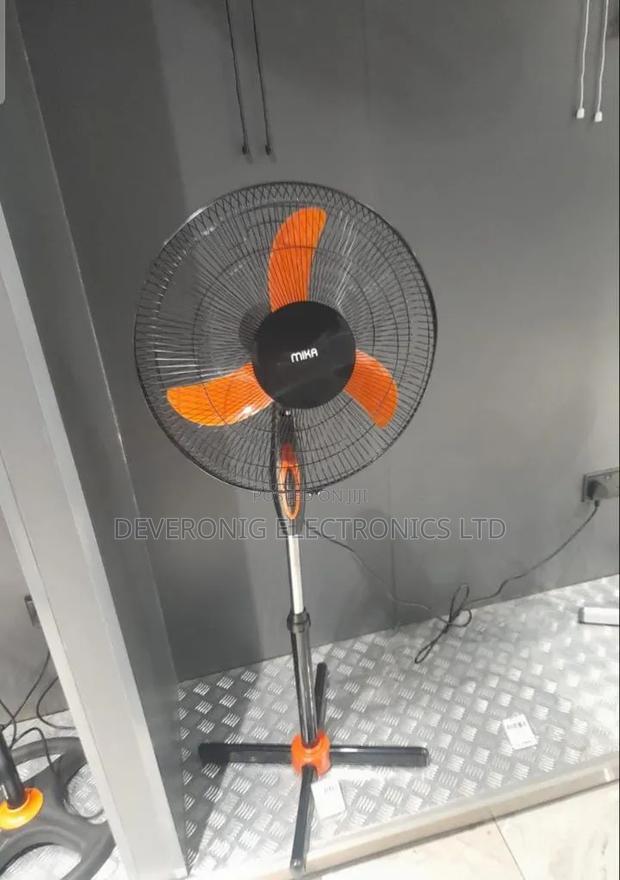 Mika 16 Inches Orange Black Standing Fan
