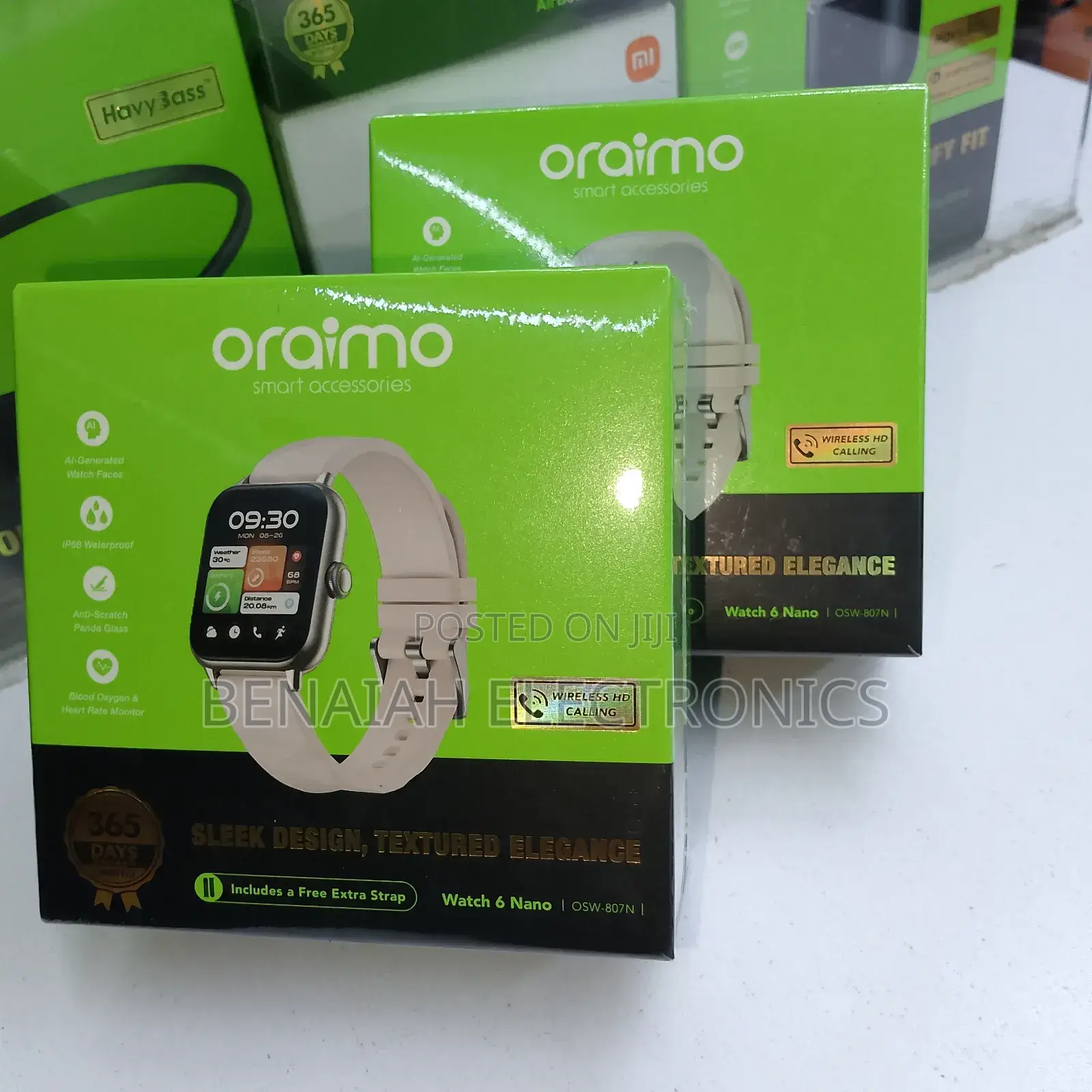 Smart Watch, Oraimo Nano 6 Smart Watch, Weight 42g