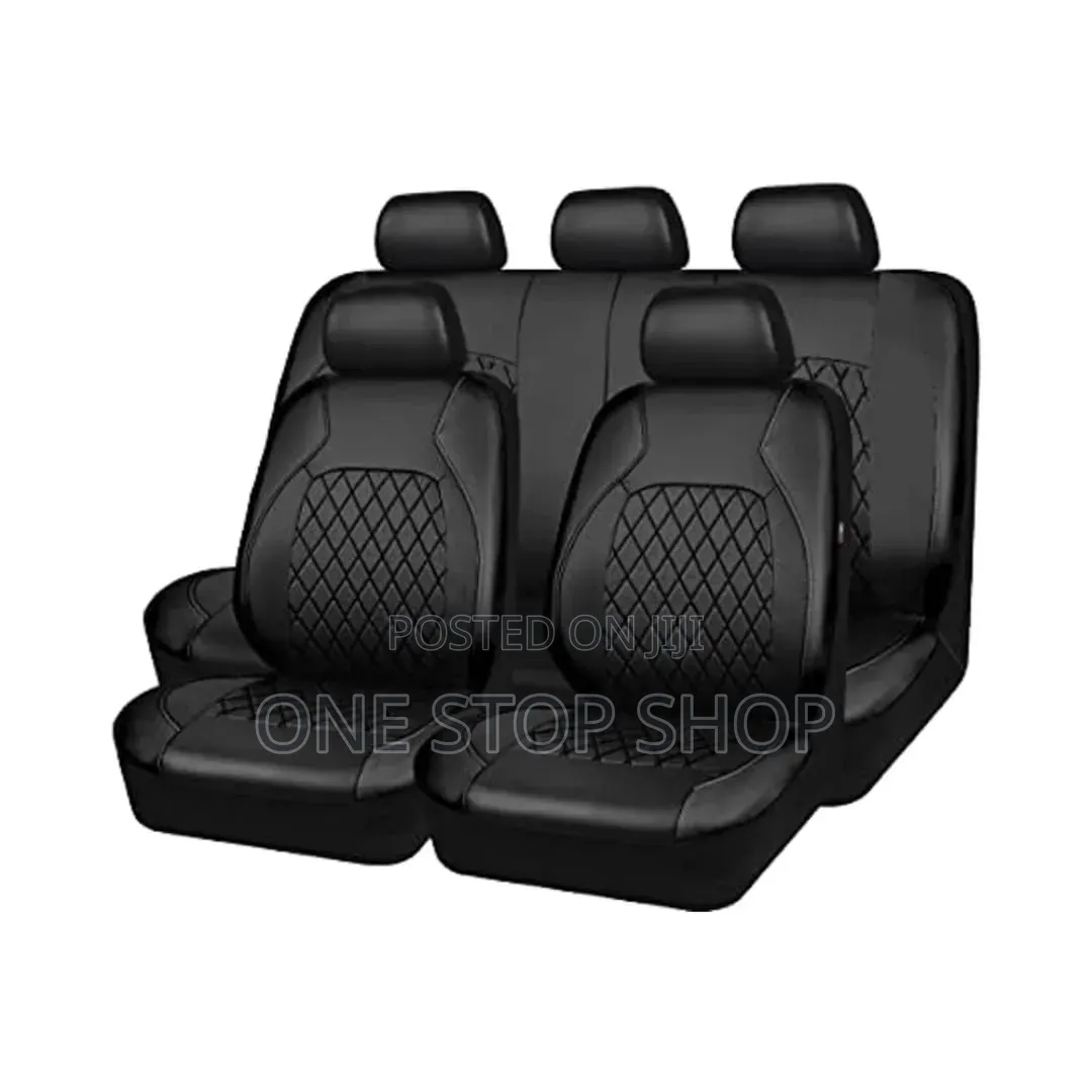 Pu Leather Seat Cover With Steering,2neck Pillow,2belt Cover