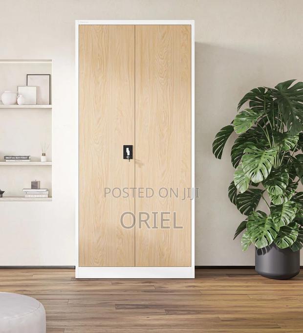 Office Cabinet : Office Steel 2-Door Brown Filing Cabinet - thumbnail 19