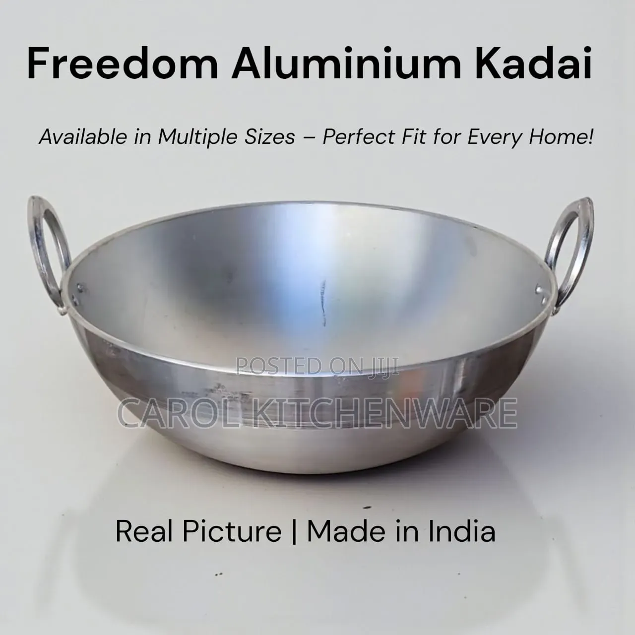 Heavy Duty Aluminium Deep Frying Pan /Aluminium Kadai