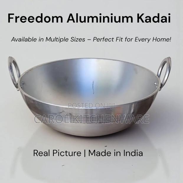 Heavy Duty Aluminium Deep Frying Pan /Aluminium Kadai
