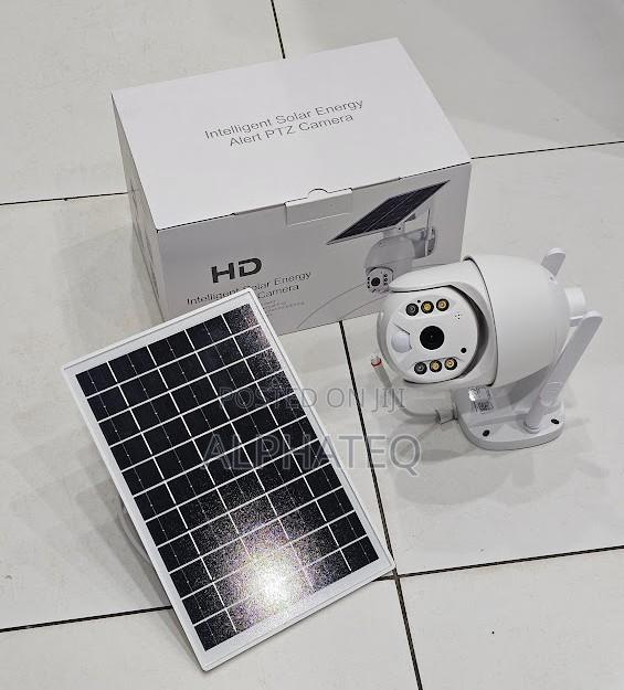 Solar Powered Camera Outdoor With Night Vision 4g PTZ Camera Ubox App