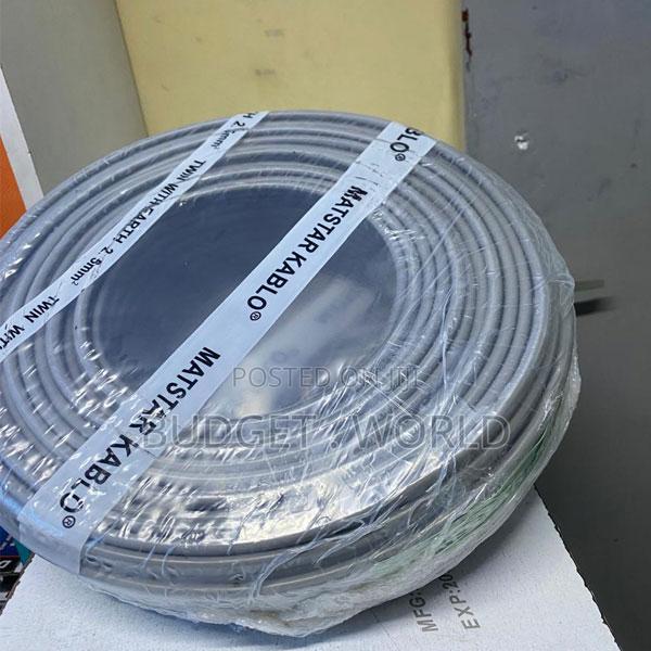 Flat Electrical Cable 1.5mm – Twin Earth 90 Metres