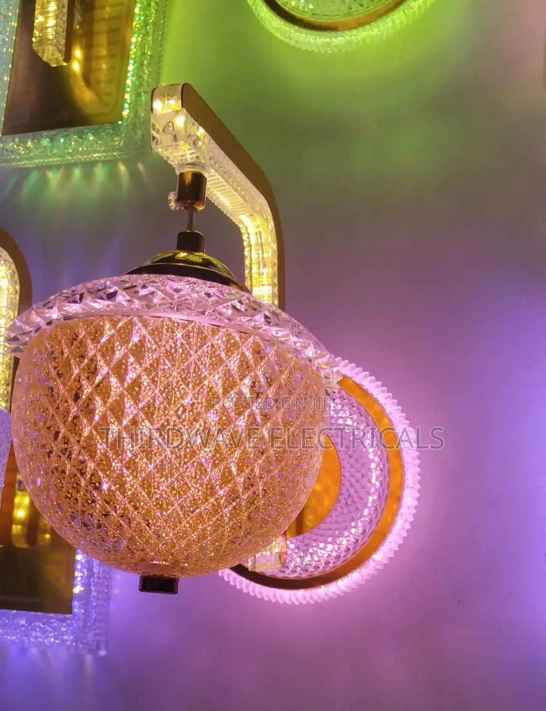 Crystal Glass Shade Modern Indoor Wall Bracket Light
