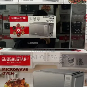 20l Silver Globalstar Digital Microwave - Compact Kitchen
