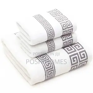 White 3 Piece Towels