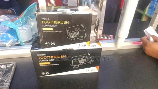 Double Toothbrush Holder Stainless Steel
